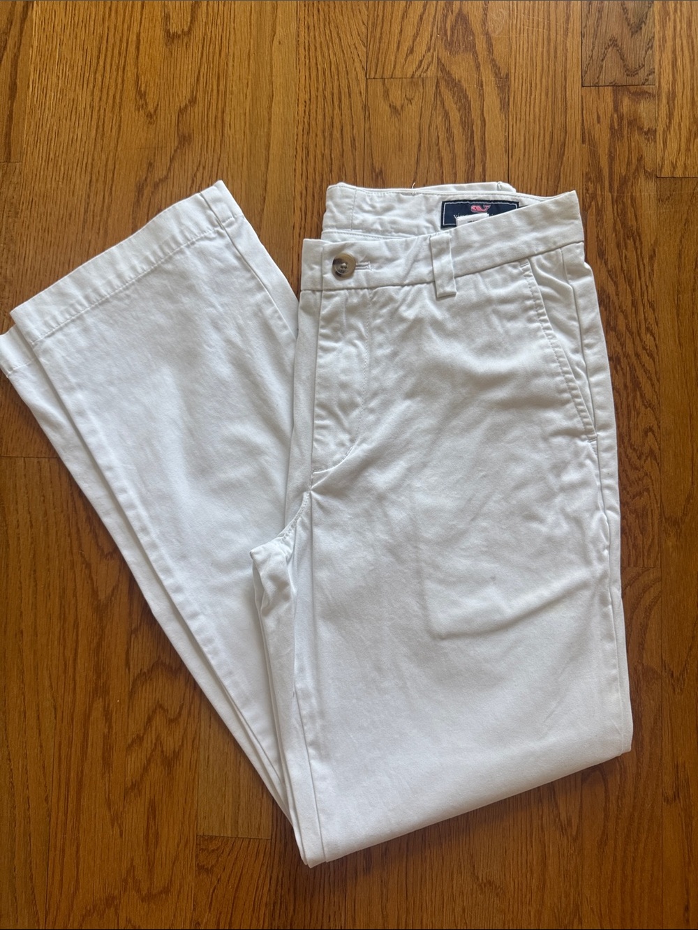 Vineyard Vines White Slim Fit Breaker Pants